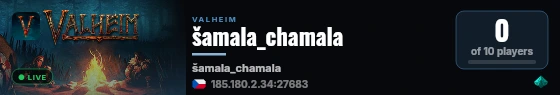 šamala_chamala live status badge