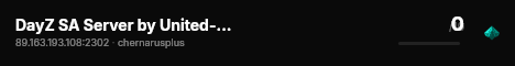 DayZ SA Server by United-Gameserver GmbH live status badge