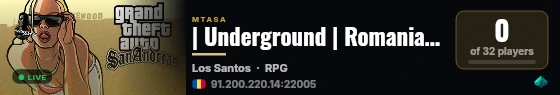 | Underground | Romania | RPG | Urmeaza | live status badge