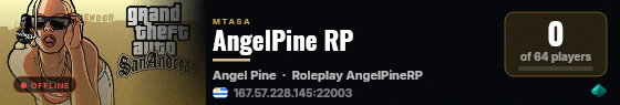 AngelPine RP live status badge