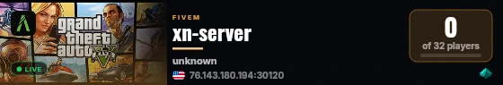 xn-server live status badge