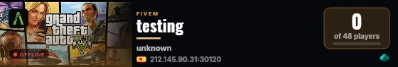 testing live status badge