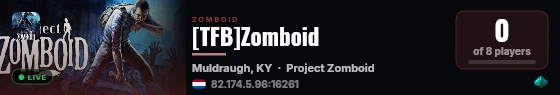[TFB]Zomboid live status badge