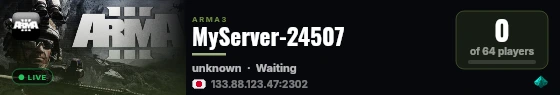 MyServer-24507 live status badge