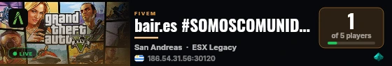 bair.es #SOMOSCOMUNIDAD live status badge