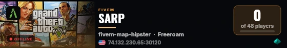 SARP live status badge