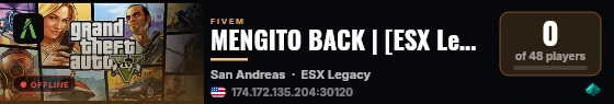 MENGITO BACK | [ESX Legacy] live status badge