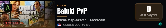 Baluki PvP live status badge