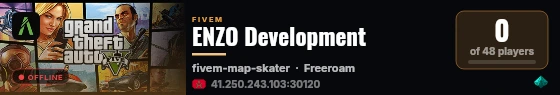 ENZO Development live status badge