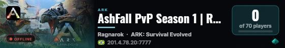 AshFall PvP Season 1 | Ragnarok | x10 - Cashprize - (v361.7) live status badge