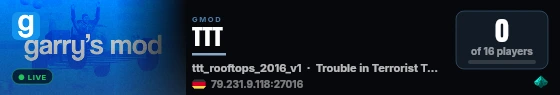 TTT live status badge
