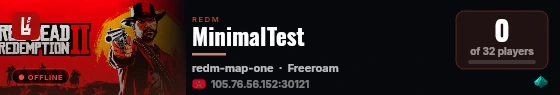 MinimalTest live status badge