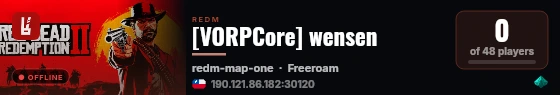 [VORPCore] wensen live status badge