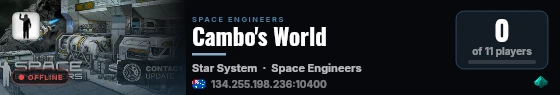 Cambo's World live status badge