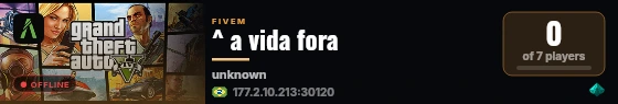 ^ a vida fora live status badge