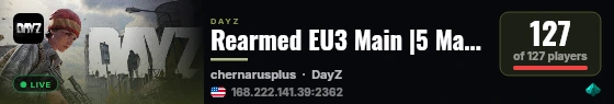 Rearmed EU3 Main |5 Man Max 02.09 live status badge