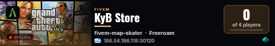KyB Store live status badge