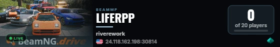LIFERPP live status badge
