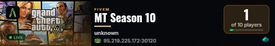 MT Season 10 live status badge