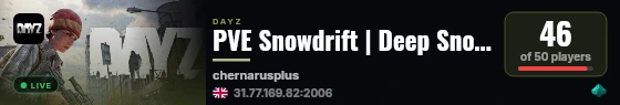 PVE Snowdrift | Deep Snow | Tracking | Hunting live status badge