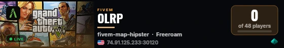OLRP live status badge