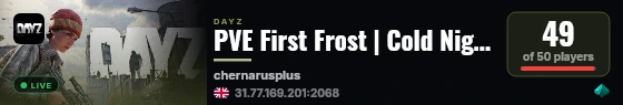 PVE First Frost | Cold Nights | Events | Cars live status badge