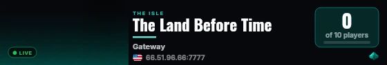 The Land Before Time live status badge