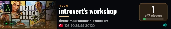 introvert's workshop live status badge
