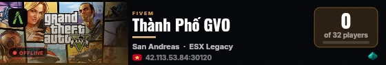 Thành Phố GVO live status badge