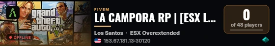LA CAMPORA RP | [ESX Legacy] live status badge