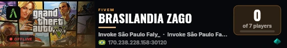 BRASILANDIA ZAGO live status badge