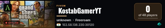  KostabGamerYT live status badge