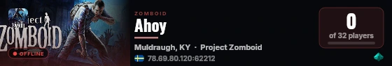 Ahoy live status badge
