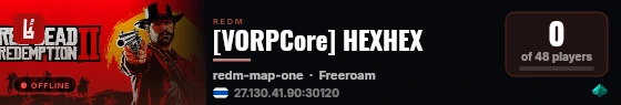 [VORPCore] HEXHEX live status badge