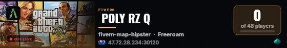  POLY RZ Q live status badge