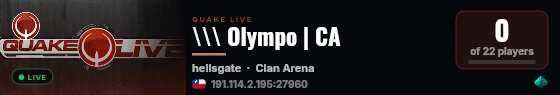 \\\ Olympo | CA live status badge