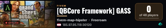 [QBCore Framework] GASS live status badge