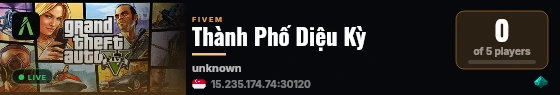 Thành Phố Diệu Kỳ live status badge