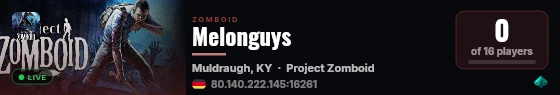 Melonguys live status badge