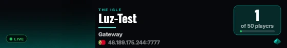 Luz-Test live status badge
