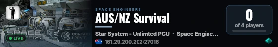 AUS/NZ Survival live status badge