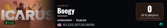 Boogy live status badge