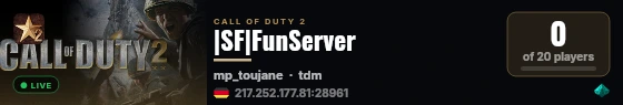 |SF|FunServer live status badge