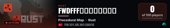 FWDFFF新服无插件可传送 live status badge