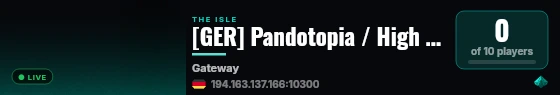 [GER] Pandotopia / High AI / Grow live status badge