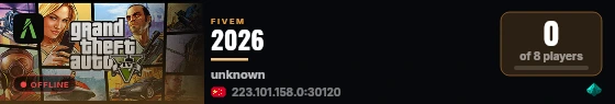 2026 live status badge
