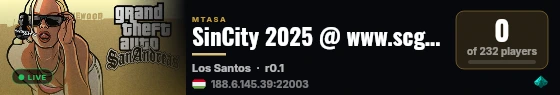 SinCity 2025 @ www.scg-heave.hu live status badge