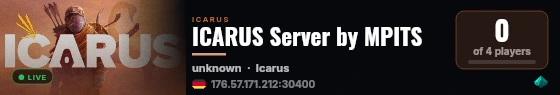 ICARUS Server by MPITS live status badge