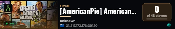 [AmericanPie] AmericanPie live status badge