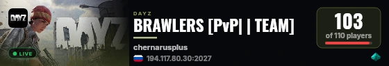 BRAWLERS [PvP| | TEAM] live status badge